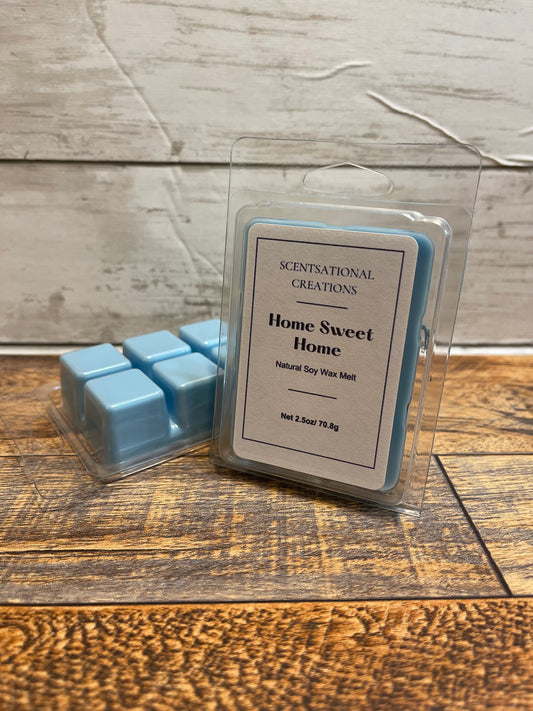 HOME SWEET HOME - 100% Natural Soy Wax Melts 2.5oz