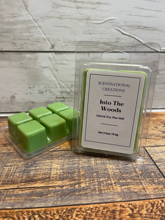 INTO THE WOODS - 100% Natural Soy Wax Melts 2.5oz