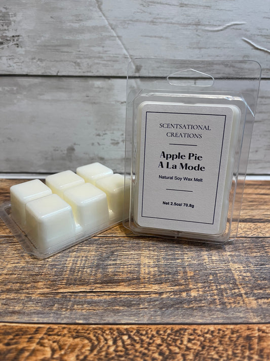 APPLE PIE A LA MODE - 100% Natural Soy Wax Melts 2.5oz