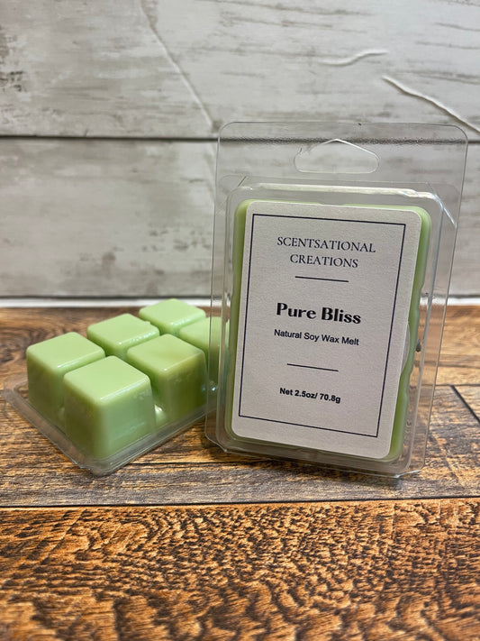 PURE BLISS - 100% Natural Soy Wax Melts 2.5oz