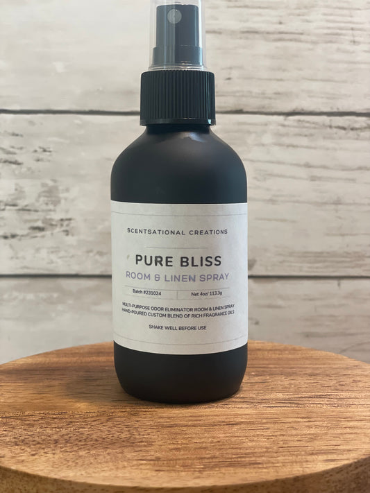 PURE BLISS Room & Linen Spray - 4oz Glass Bottle